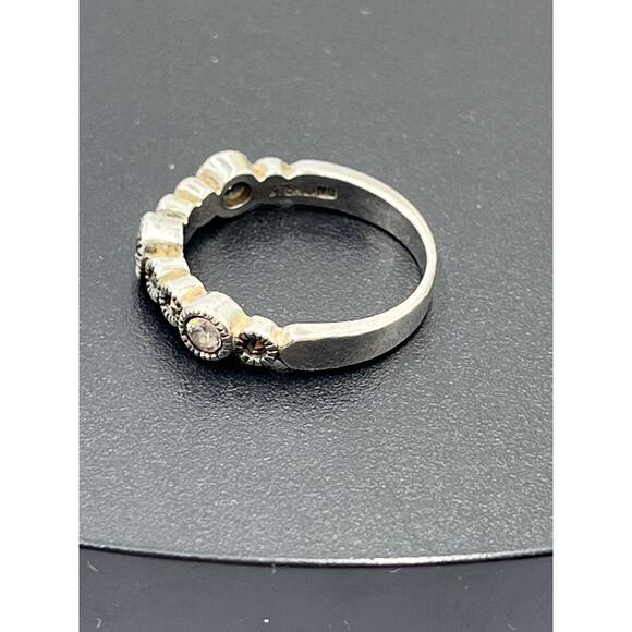 Judith Jack JJ 925 Sterling Silver CZ and Marcasite Stacking Band Ring
Size 5.5 - Picture 5 of 8
